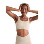 aim'n Beige Ribbed Seamless Bra Beige