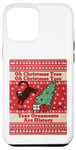 iPhone 12 Pro Max Oh Christmas Tree cat Ugly Christmas Sweater Funny cat lover Case