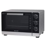 BRANDT - Mini four - FC405MS - 40L - 5 positions de cuisson - Cavité anti-adhésive - Accessoires : lèchefrites, grille, pince pour récupérer les plats, tournebroche - 2100w - Silver