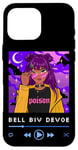 Coque pour iPhone 16 Pro Max Années 90 Rnb Afro Brun Noir Fille Anime Manga Rose Cheveux Musique