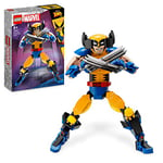 LEGO Marvel Wolverine Construction Figure, X-Men Action Figure Set with 6 Claw Elements, Play and Display Iconic Superheroes Collection, Collectible Toys 76257