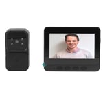 Wireless Video Doorbell Camera Easy Setup Wireless Video Doorbell 4.3in Screen