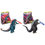 MonsterVerse Godzilla x Kong: The New Empire, 6-Inch Godzilla Evolved Action Figure Toy & Godzilla x Kong: The New Empire, 6-Inch Godzilla Original Action Figure Toy