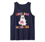 Code Boo In The Er Nurse Halloween Boo Tank Top