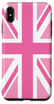 iPhone XS Max Pink, United Kingdom The Union Jack Flag Case