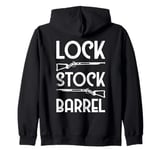 Lock Stock Barrel Muzzleloader Zip Hoodie