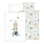 babybest®sängkläder i flanell Best Elephants 100 x 135 cm