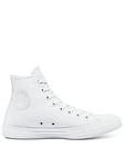 Converse Canvas Hi Top Trainers - White, White, Size 9, Women