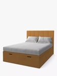 Koti Home Avon Upholstered Ottoman Storage Bed, Double