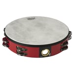 Remo TA-5210-52- Fiberskyn Tambourine Quadura Deep Red, 10"