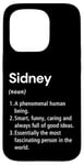 Coque pour iPhone 15 Pro Sidney Définition du nom Dictionnaire amusant