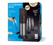 Sodastream Duo, Sort, Rustfritt Stål, Glass, 1 L, 60 L, 155 Mm, 280 Mm