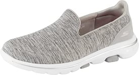 Skechers GO WALK 5 - HONOR, Women's Low-Top Trainers, Grey (Gray Textile/Trim GRY), 3.5 UK (36.5 EU)