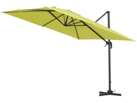 Parasol Jardin Déporté Alu Sun 3 - Carré - 3 X 3 M - Vert