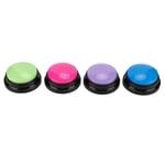 4 Packs Voice Recording Button Recordable Dog Talking Buttons Set For