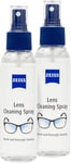 ZEISS Lens Cleaning Spray, Twin Pack for Cleansing Optical Surfaces, Glass and P