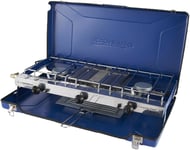 Campingaz Chef Folding Double Burner Stove and Grill, compact gas cooker for or