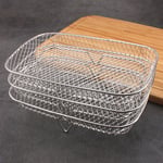 Air Fryer Oven Grill Steamer Air Fryer Rack 3 Layers Stackable Kitchen Gadgets