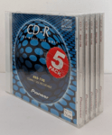 Pioneer RDD-74B Audio CDR Audio  5 PACK CD-R Recordable Compact Disc 74min PDR