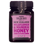 Taylor Pass Honey Co. Wildflower & Manuka Honey 500g-4 Pack