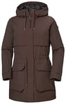 Helly Hansen Women's Boyne Ins Parka 2.0 Ski Jacket, Brown, XS