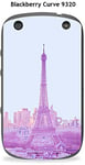 Coque Blackberry Curve 9320 Design Paris Rose avec nom