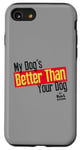 Coque pour iPhone SE (2020) / 7 / 8 Ken L-Ration My Dogs Better Than Your Dog Retro Publicité