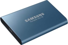 T5 500 Gb Usb 3.1 Gen 2 (10 Gbps,Type-C) External Solid State Drive (Portable Ssd) Alluring Blue (Mu-Pa500B)