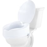 Mophorn - vevor Rehausseur de Toilette Universel 150 mm de Haut Siege de Toilette Sureleve Charge 136 kg en pp Resistant, Verrouillage par Tige a