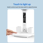 LED Desk Lamps With Fans Detachable Pen Holder Four Headed Touch Control