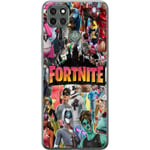 Motorola Moto G9 Power Genomskinligt Skal Fortnite