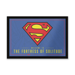 DC Comics Welcome To The Fortress Of Solitude Entrance Mat