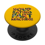 Machine à pet à soupe avec citation amusante PopSockets PopGrip Adhésif