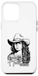 Coque pour iPhone 12 Pro Max Je suis le seul enfer que ma mère ait jamais élevé, Cowgirl