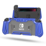 Blue-For Nintendo Switch Case Telakoitava kotelo Yhteensopiva konsolin ja Joy-Con-ohjaimen kanssa Nintendos kytkimen TPU Grip -suojakuori