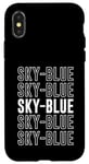 Coque pour iPhone X/XS Bleu ciel