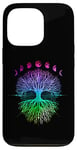 iPhone 13 Pro Phases of the Moon Tree of Life Mystical Zen Yoga Meditation Case