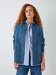 John Lewis ANYDAY Denim Overshirt, Mid Wash