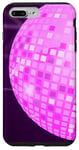 Coque pour iPhone 7 Plus/8 Plus Disco Ball 70s 80s Retro Pink Disco Ball