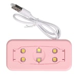 3Pcs Mini Nail Dryer Light Mouse Shape LED Portable USB Nail Lamp Gel Polish RHS