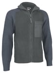 Gilet Épais Col Camionneur - Homme - Ref Arce - Gris