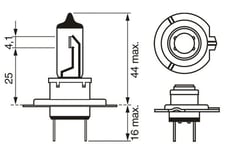 Bosch H7 DAYTIME 12V 55W