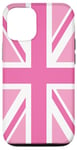 iPhone 12/12 Pro Pink, United Kingdom The Union Jack Flag Case