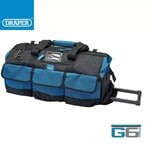 DRAPER 600MM TOOL BAG WITH WHEELS LONG WHEELED MOBILE TOOLBAG, STOCK NO: 40754