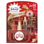 Febreze 3volution Spiced Apple Air Freshener Plug in Refill 2x 20ml Christmas