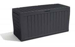 Keter Marvel+ 270L Outdoor 65% recycled Garden Furniture Storage Box Graphite