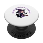 Little Girl, Are You A Good Witch Or A Bad Witch? PopSockets Adhesive PopGrip