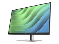 Hp E27 G5 - E-Series - Led-Skjerm - 27" - 1920 X 1080 Full Hd (1080P) @ 75 Hz - Ips - 300 Cd/M² - 1000:1 - 5 Ms - Hdmi, Displayport - Svart, Svart Og Sølv (Stativ)