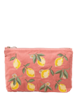 Elizabeth Scarlett Lemon Blossom Pure Organic Cotton Pouch, Pink