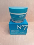 No7 Hydra Luminous Overnight Recovery Gel Cream 50ml, New